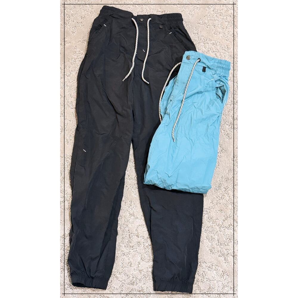 Gymshark Womens Retake Track Joggers Pants Lot Size XS Black Blue Athletic